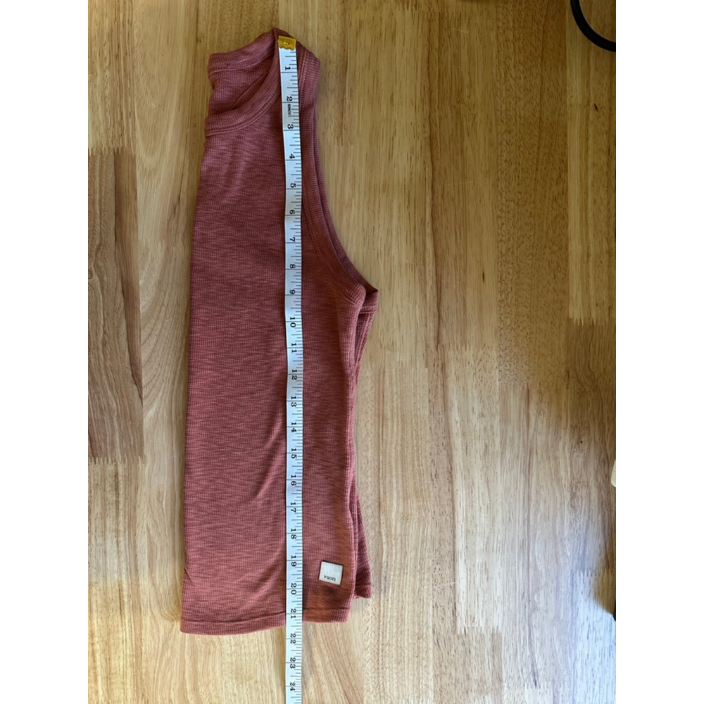 Vuori Tank Top in Dusty Coral Heather - Picture 6 of 7